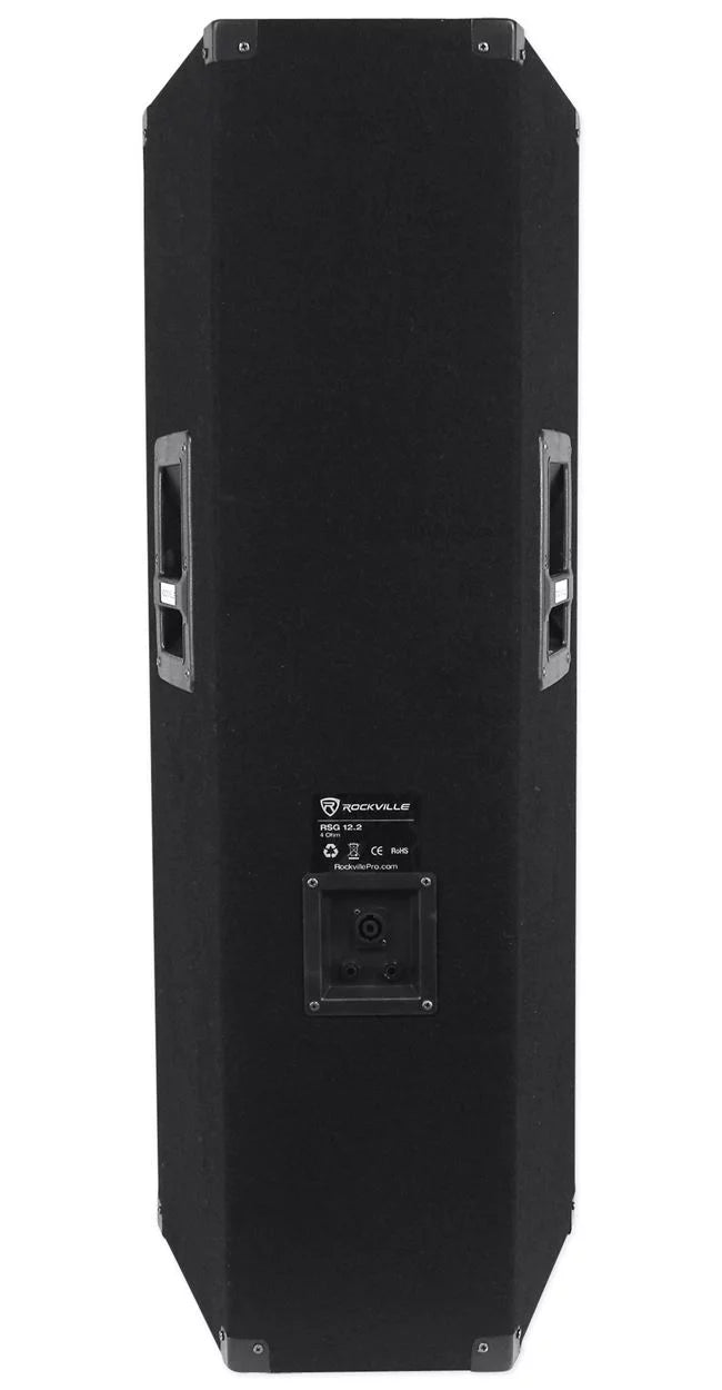 Dual 12” 2000 Watt 3Way 4-Ohm Passive Speaker R696