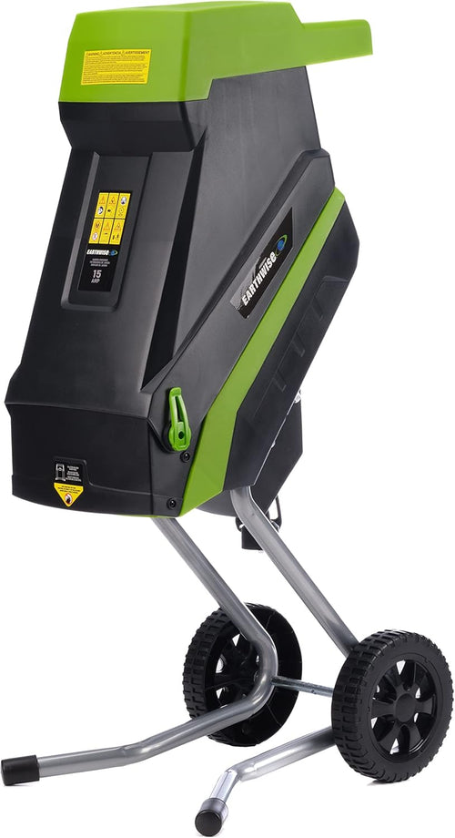 15-Amp Electric Corded Chipper/Shredder with Collection Bag F59991
