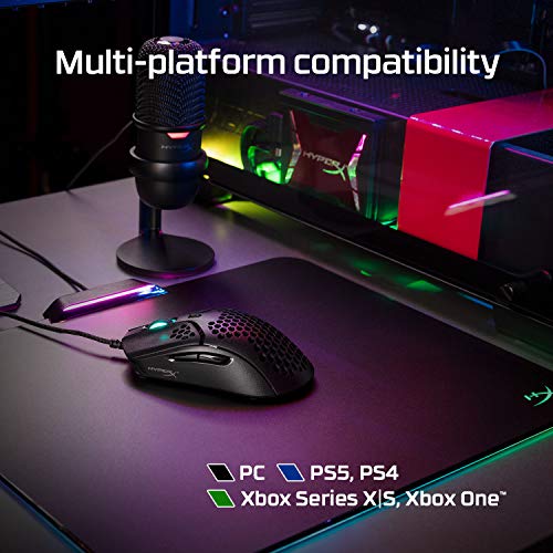 Ultra-Lightweight 59g Gaming Mouse Black/Red C921