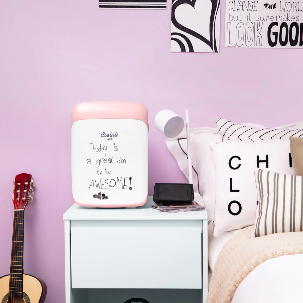 Pink 15 Liter Compact Portable Cooler Warmer Mini Fridge B6387
