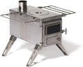800 Cubic Inch Tent Stove with Chimney Pipe A980660
