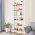 6 Tier Solid Wood Ladder Shelf Bookshelf R1765