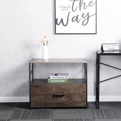17 Storie Wood Lateral File Cabinet with Bookcase A82967