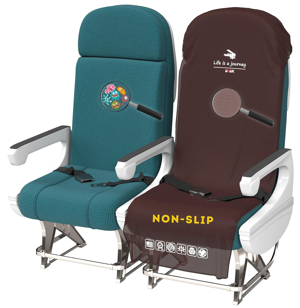 2pcs Protective Seat Covers K6905