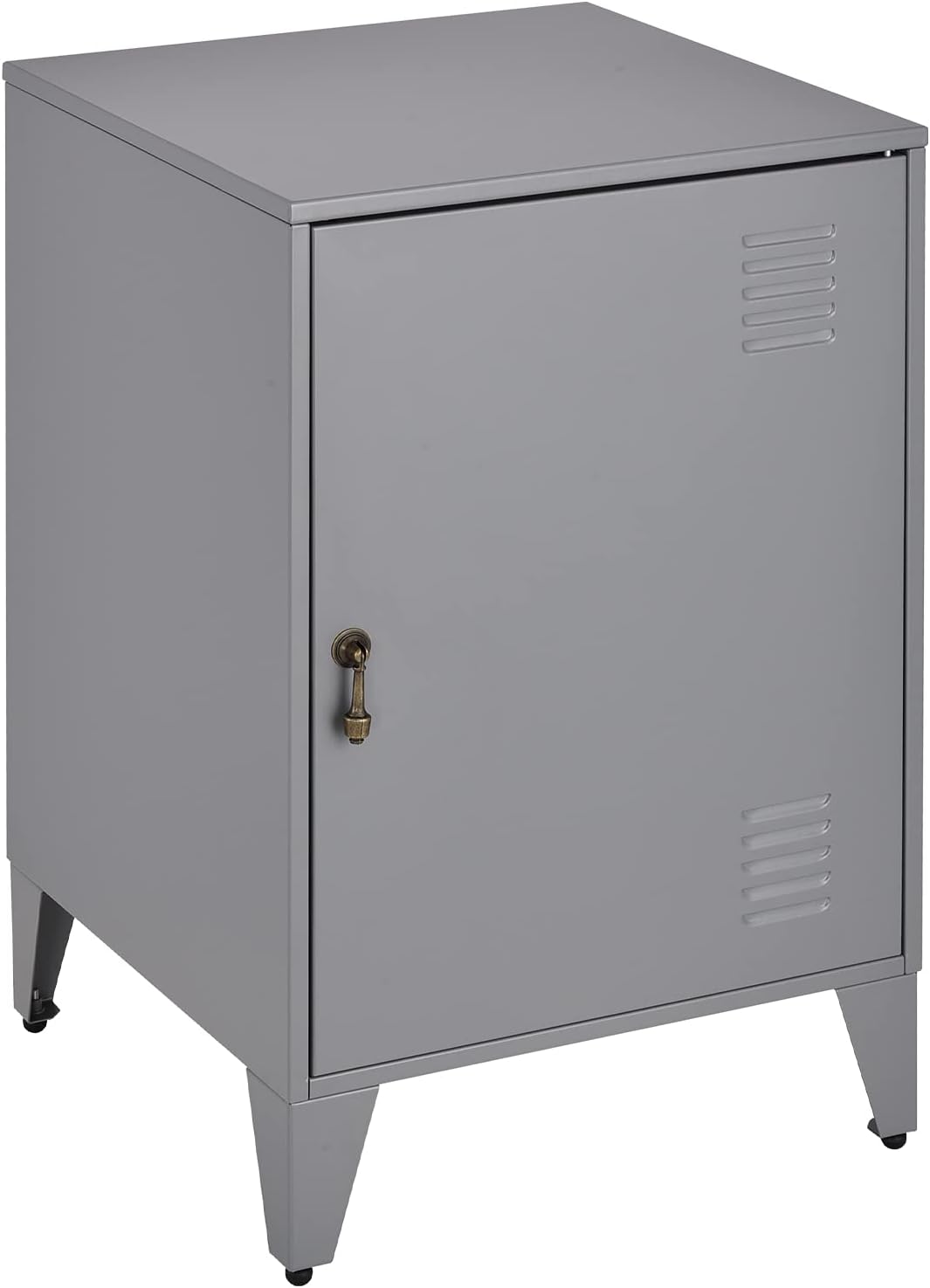 Black Metal Night Stands Set of 2 with 1 Door T29616