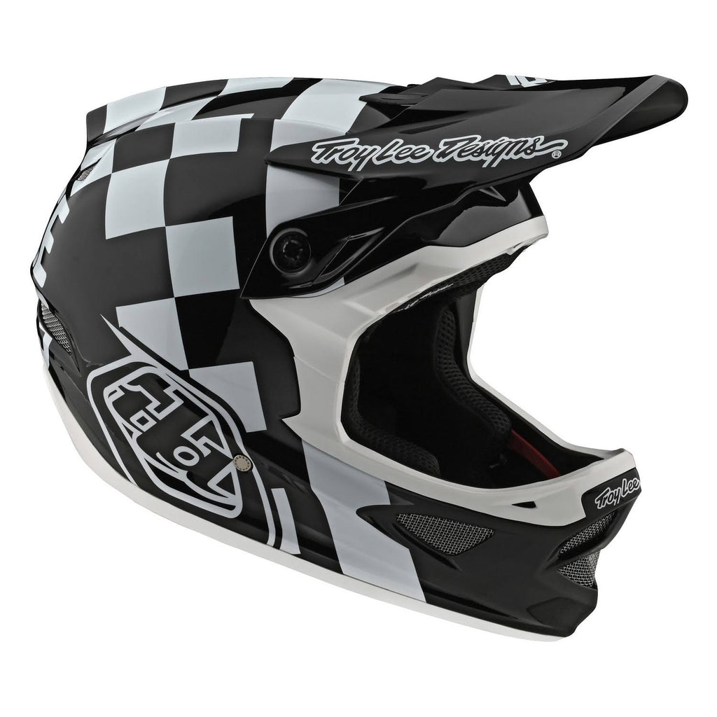 White-Black D3 Fiberlite Helmet - XL R659035