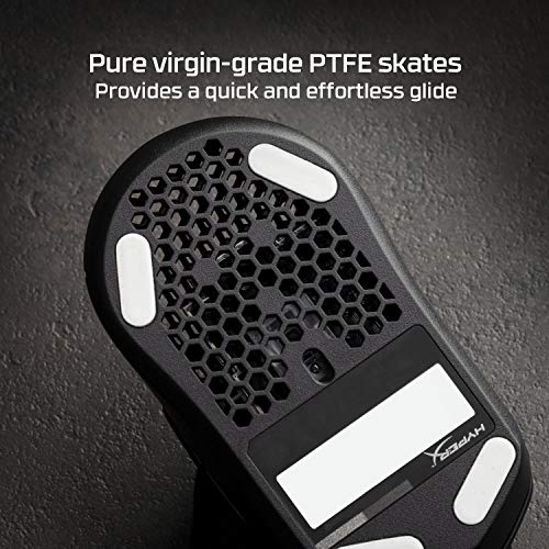 Ultra-Lightweight 59g Gaming Mouse Black/Red C921