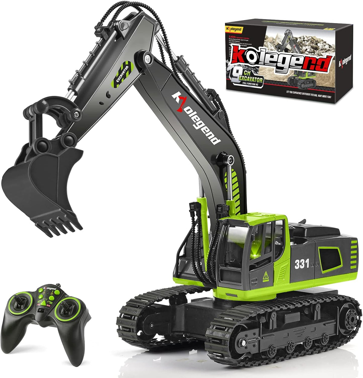 Remote Control Excavator Toy Truck 1/18 Scale D84428