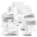 Ivory White 60 Piece Porcelain Dinnerware Set G8103
