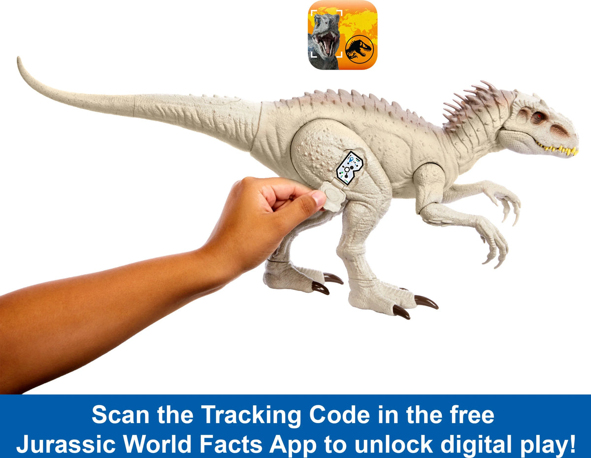 Camouflage Indominus Rex Dinosaur Action Figure with Lights, Sound & Motion Y82676