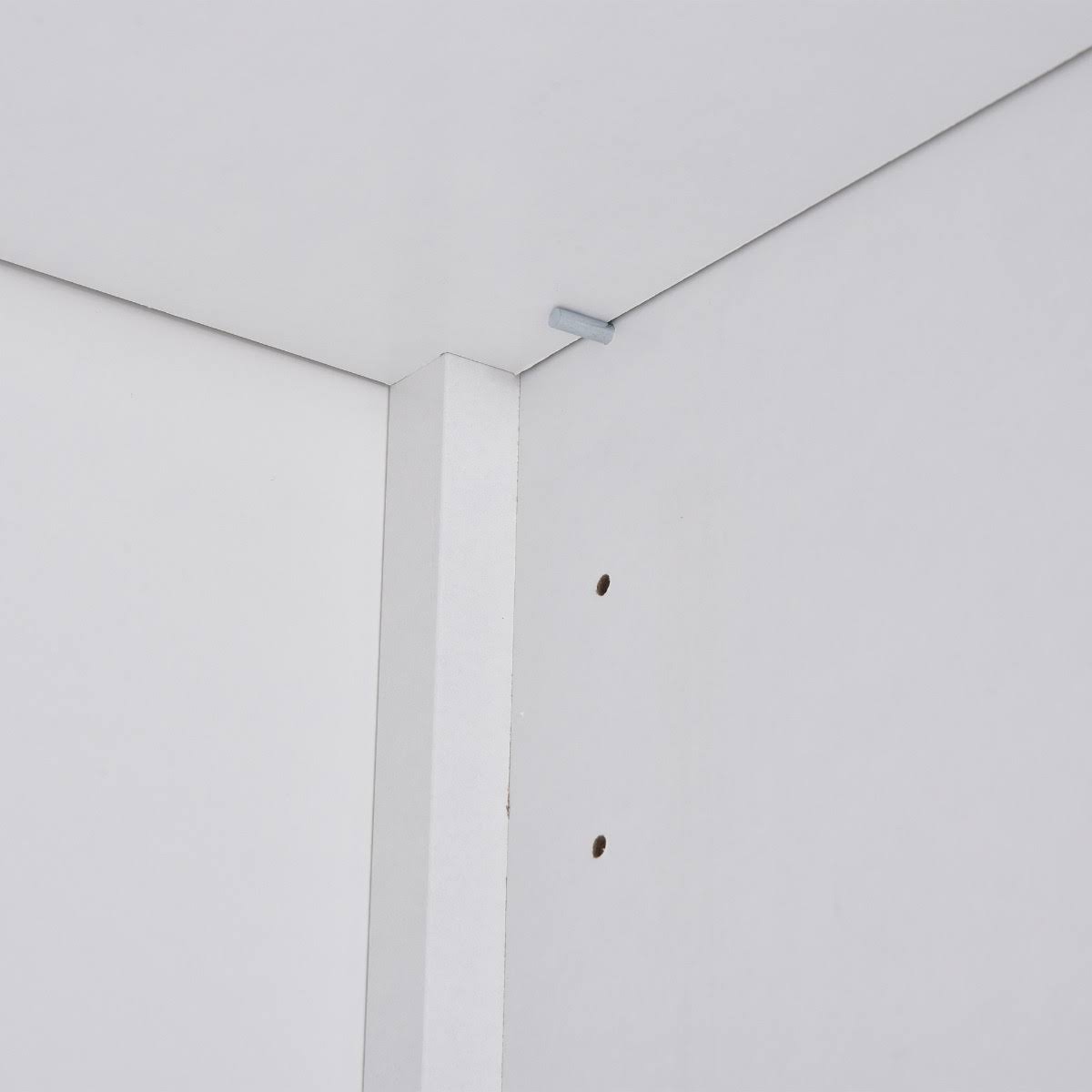 White Storage Cabinet Bookcase with Adjustable Shelves G755166