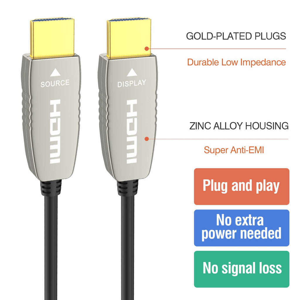 80 feet 4K60Hz Fiber HDMI Cable N773