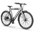 Black 28" Electric Commuter Mountain Bike with 500W Motor, 36V Removable Battery, LCD Display, Disc Brake, Belt Drive C902116