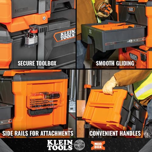3-Drawer Modular Toolbox with 24 Dividers U71768