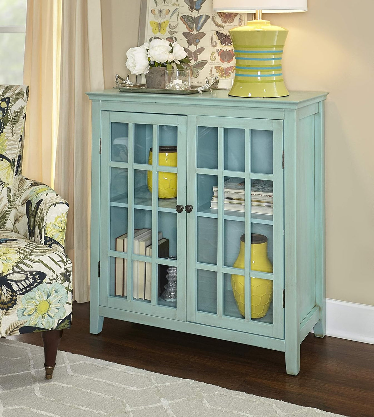 Antique Double Door Cabinet V6835