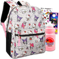 16" Hello Kitty Backpack with Front Pocket and Stickers V40296