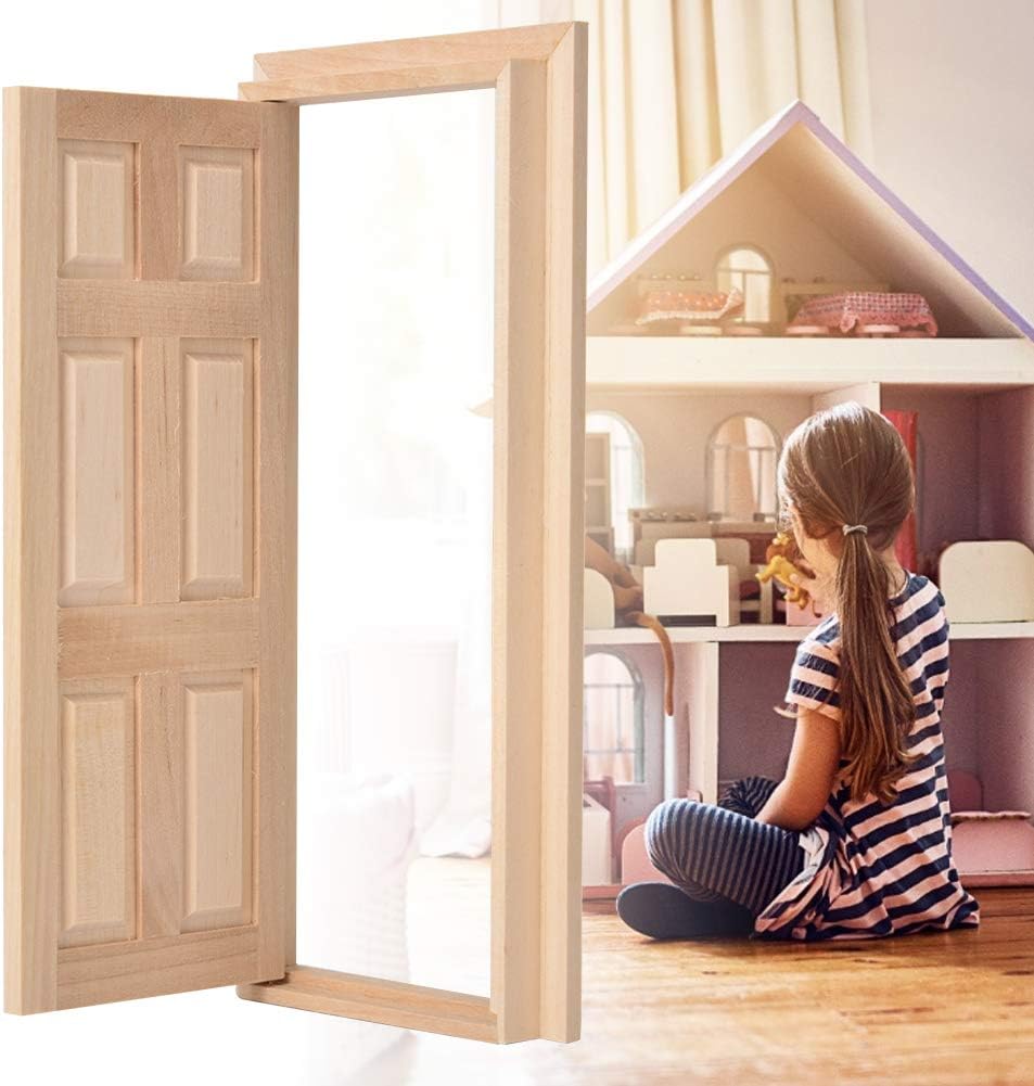 1:12 Doll House Mini Wooden Door Set Y74339