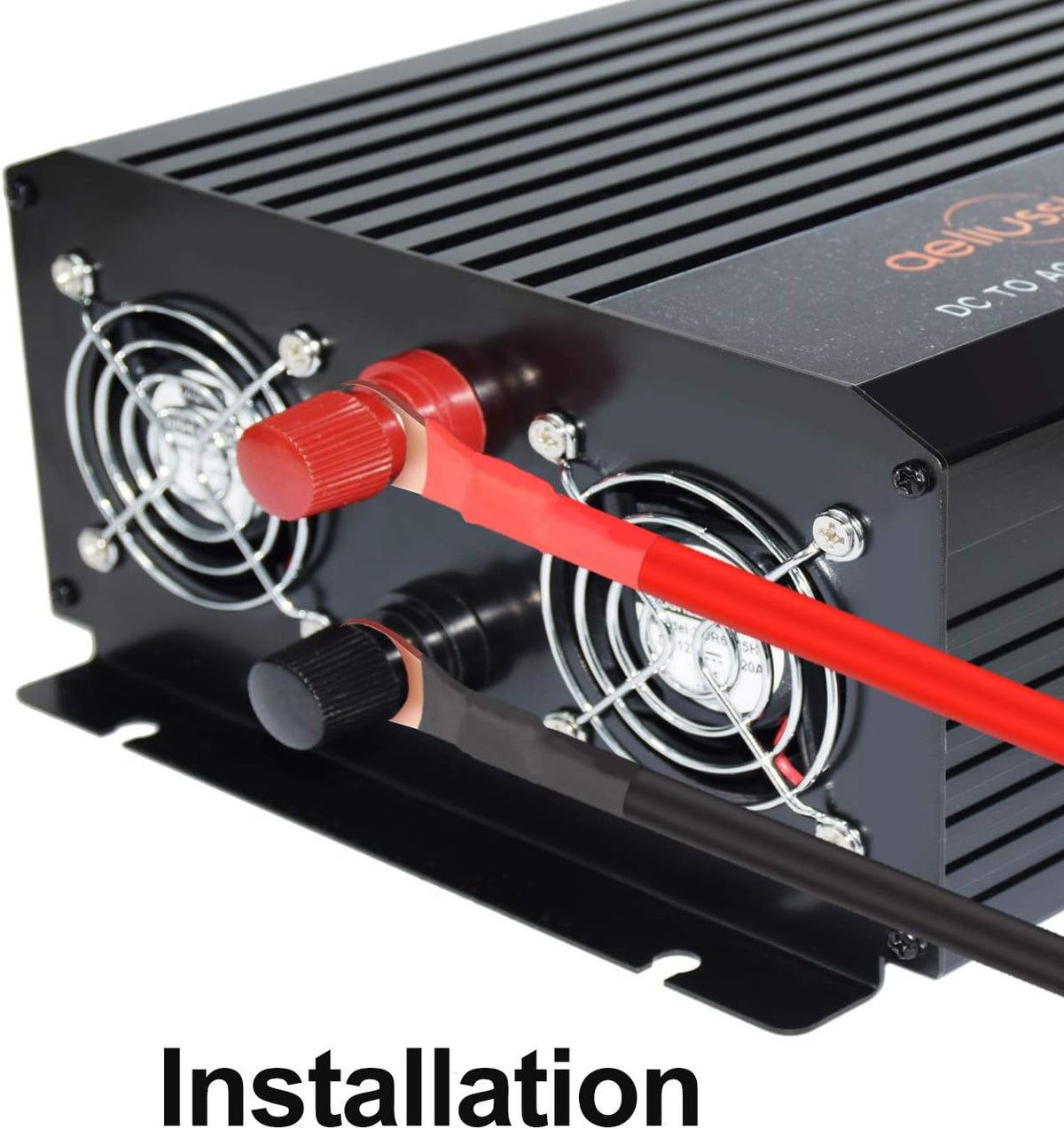 1500 Watt Pure Sine Wave Inverter 12v DC to AC 110v 120v with LCD Display N433