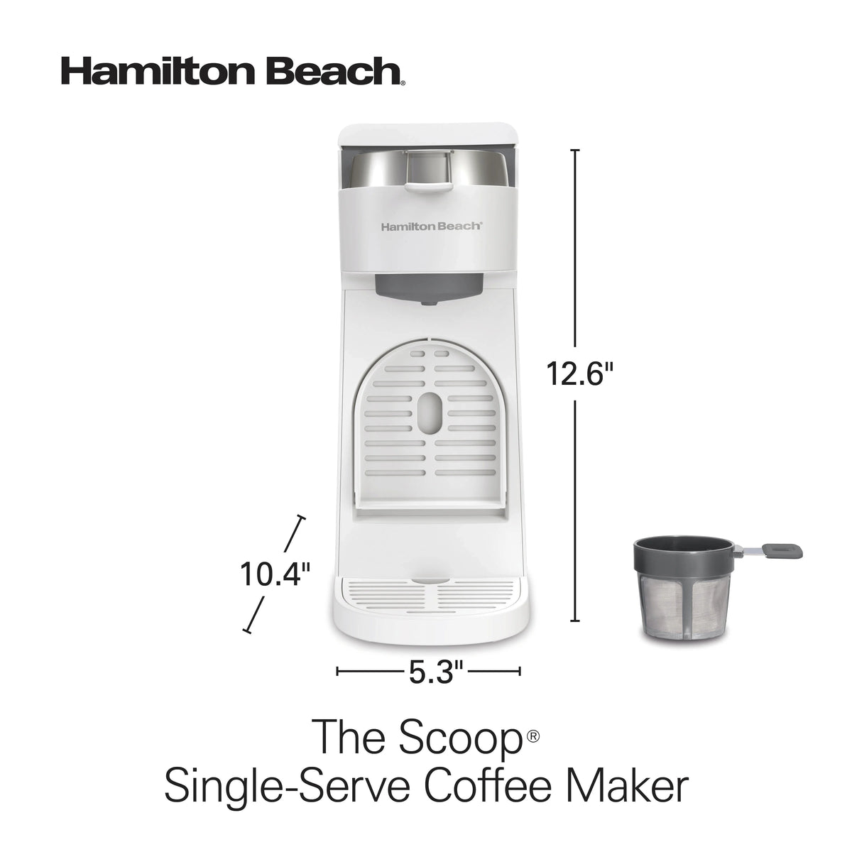 Single-Serve Coffee Maker, White A27969