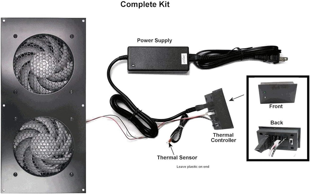 120mm AV Cabinet Cooler with Fans R806213