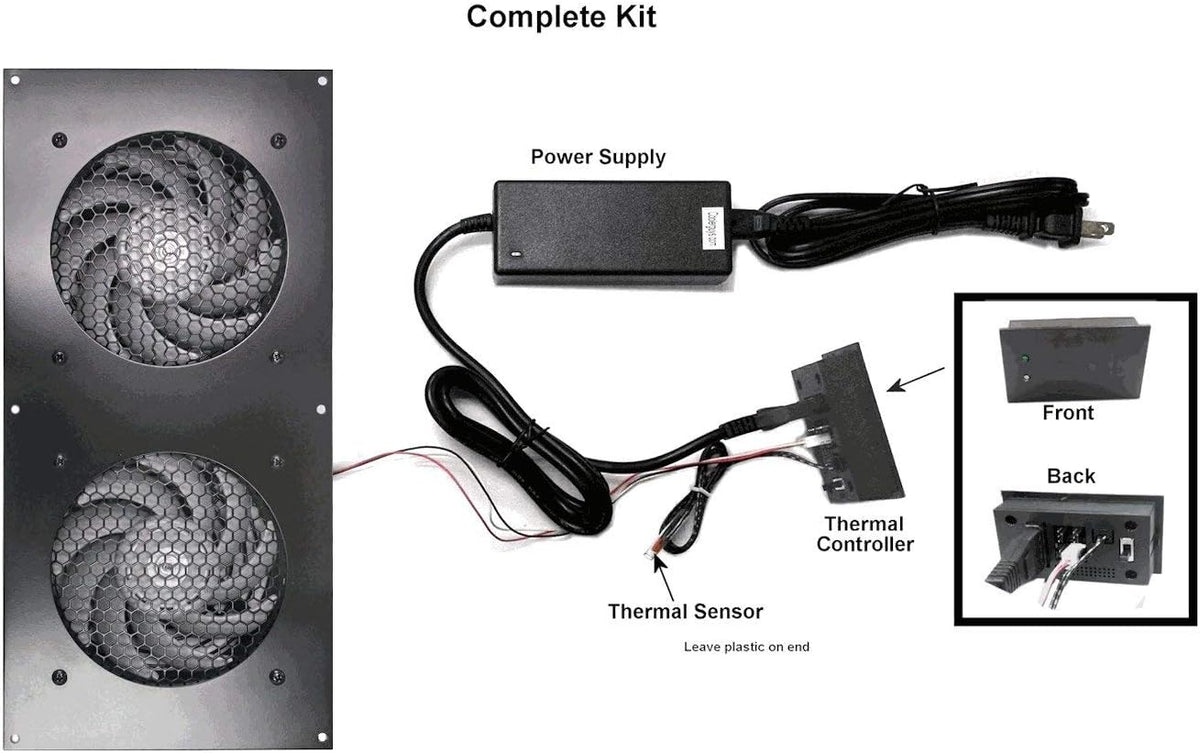 120mm AV Cabinet Cooler with Fans R806213