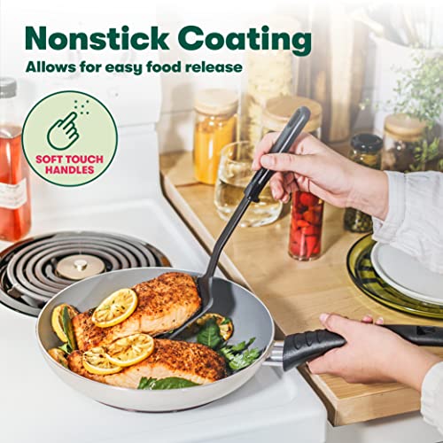 12 Piece Nonstick Black Cookware Set with Utensils F82570