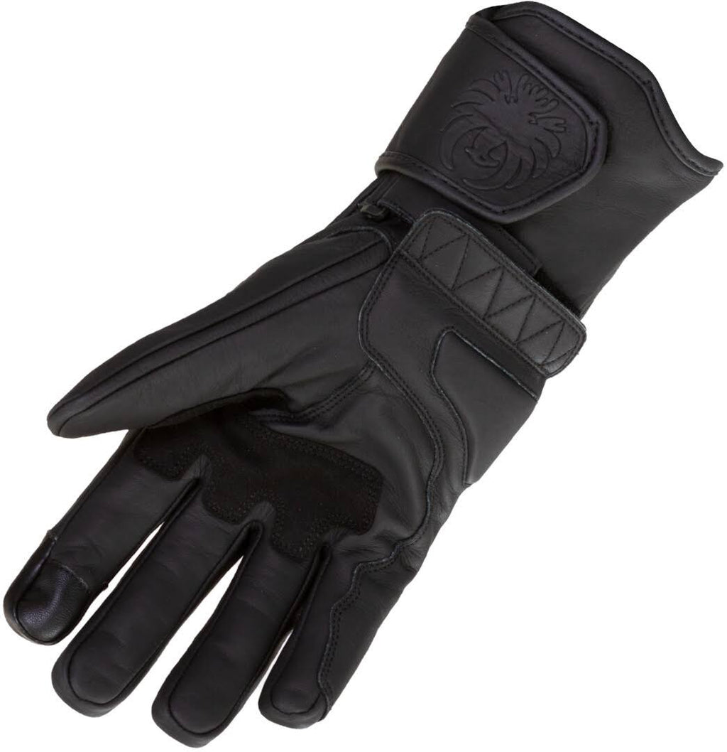 Black Motorcycle Gloves Size XL Z7398