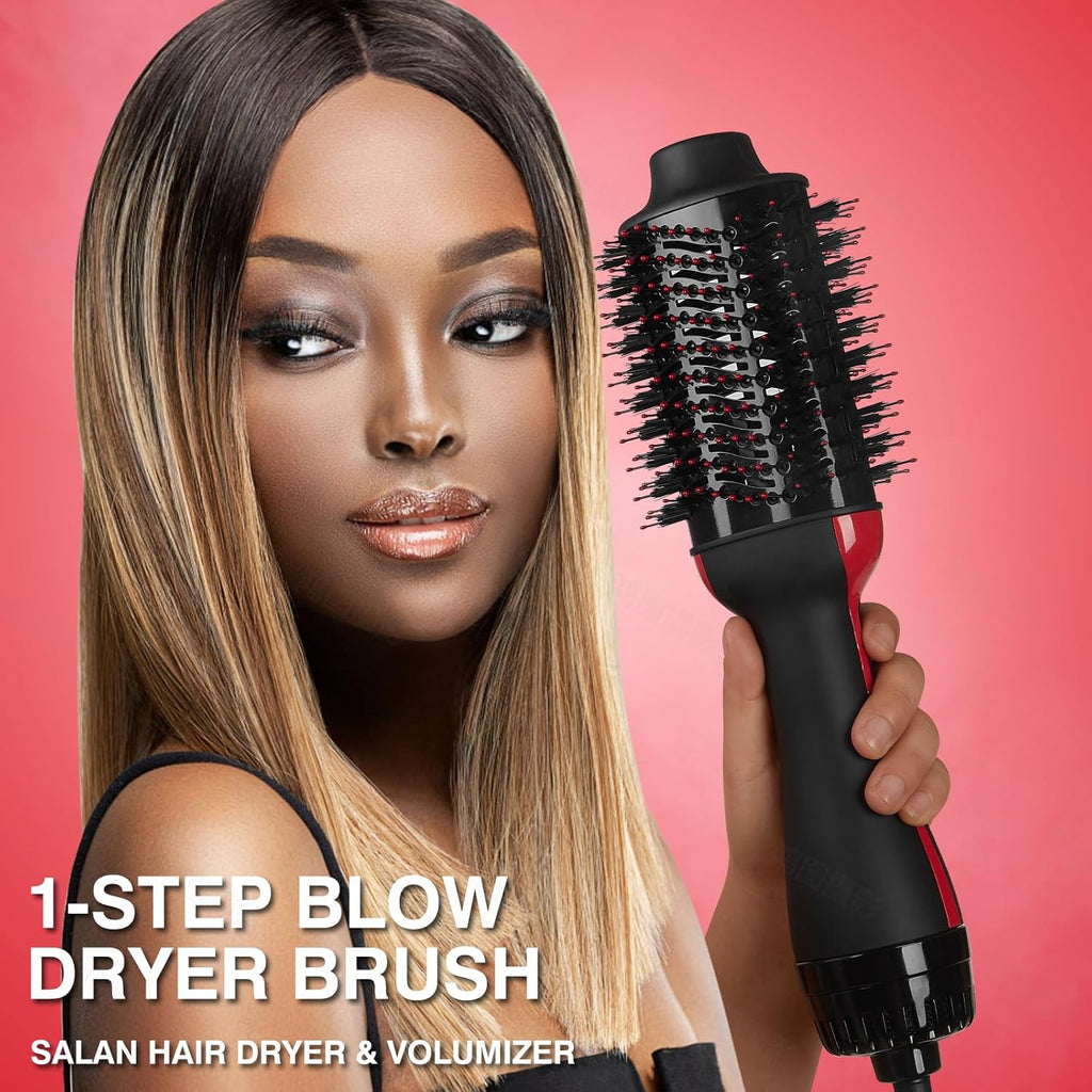 Hot Air Brush Blow Dryer Styling Tool with Ceramic Oval Barrel M32869