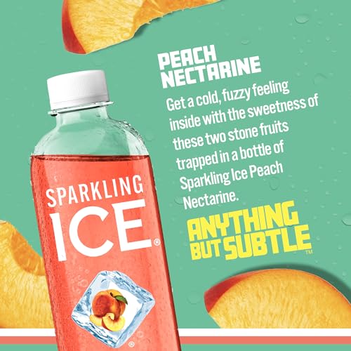 Zero Sugar Black Raspberry Sparkling Water, 17 fl oz Bottles (Pack of 12) C440878