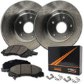 Max Brakes Premium OE Rotors with Carbon Ceramic Pads R444956