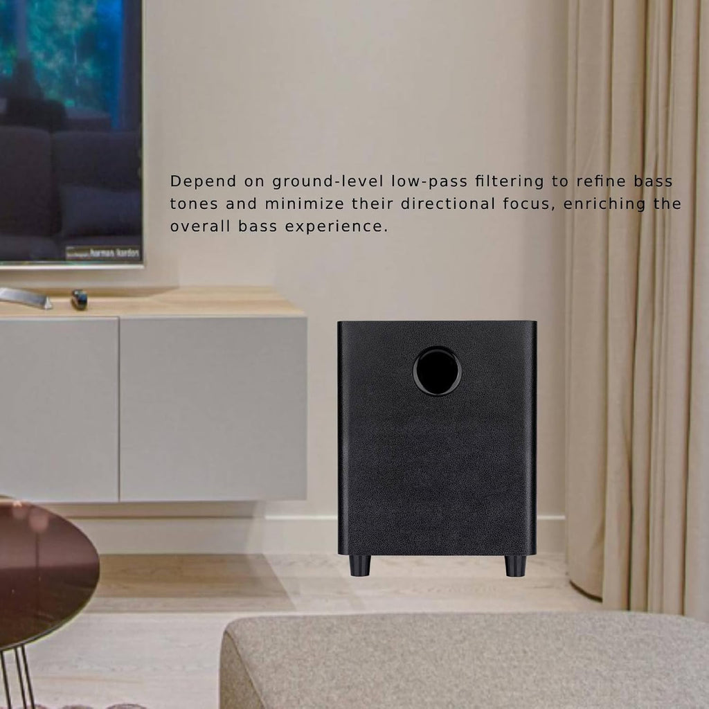 Black 8 Inch Passive Subwoofer Wood Material G29123