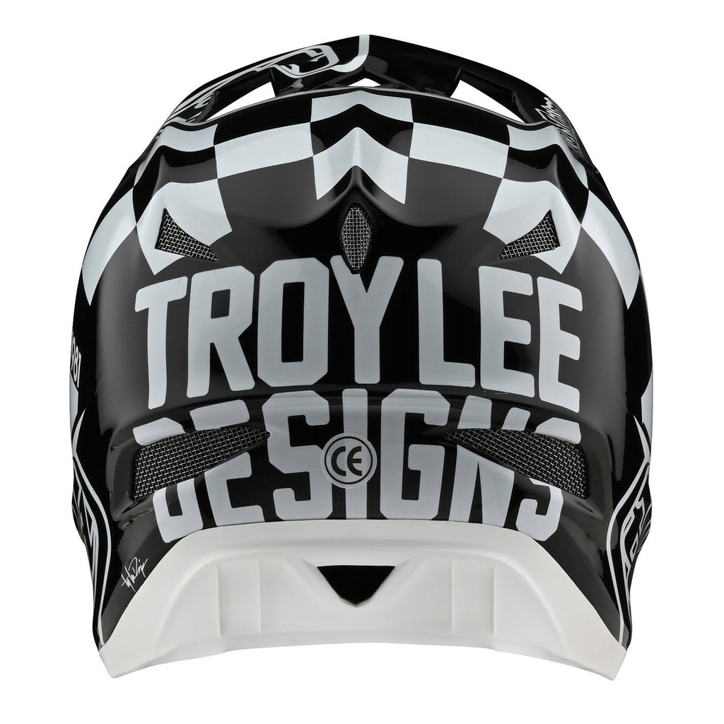 White-Black D3 Fiberlite Helmet - XL R659035