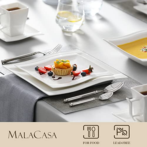 Ivory White 60 Piece Porcelain Dinnerware Set G8103