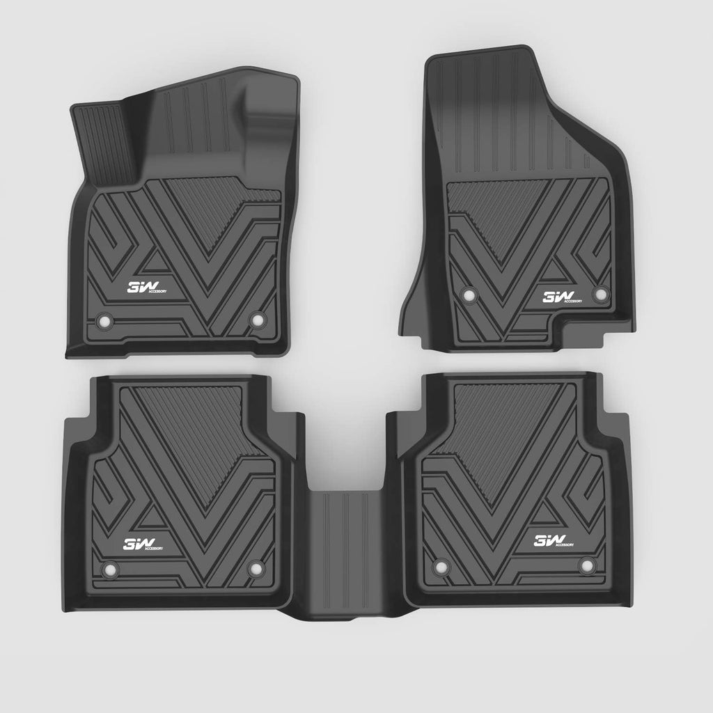 TPE All Weather Custom Fit Floor Liner for Volkswagen Tiguan, Black C5829