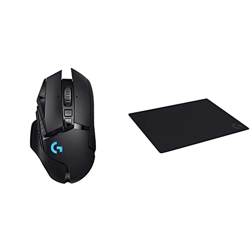Black Wireless Gaming Mouse with Hero 25K Sensor A359567