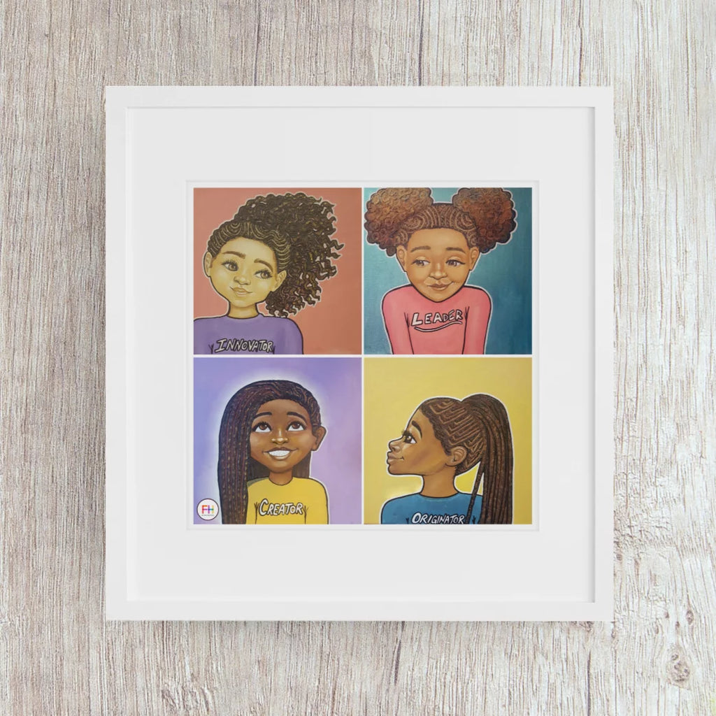 12x12 inch Kid's Room Unframed Wall Art Print D95200