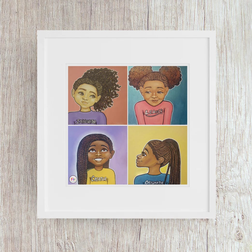 12x12 inch Kid's Room Unframed Wall Art Print D95200