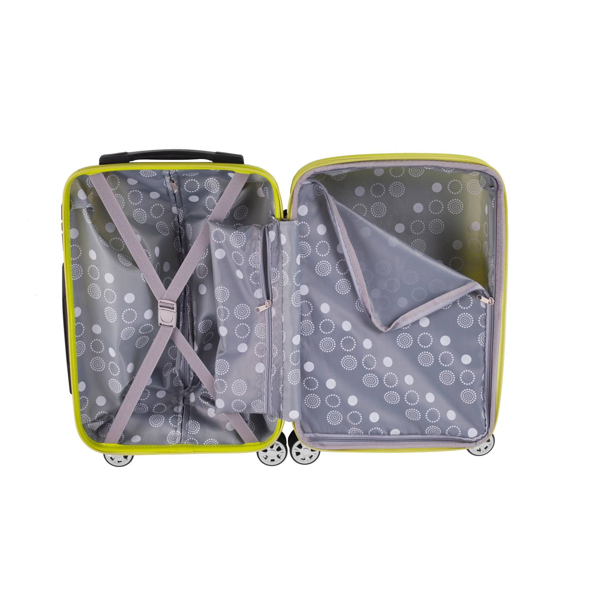 Green Expandable Polycarbonate Carry-On P26844