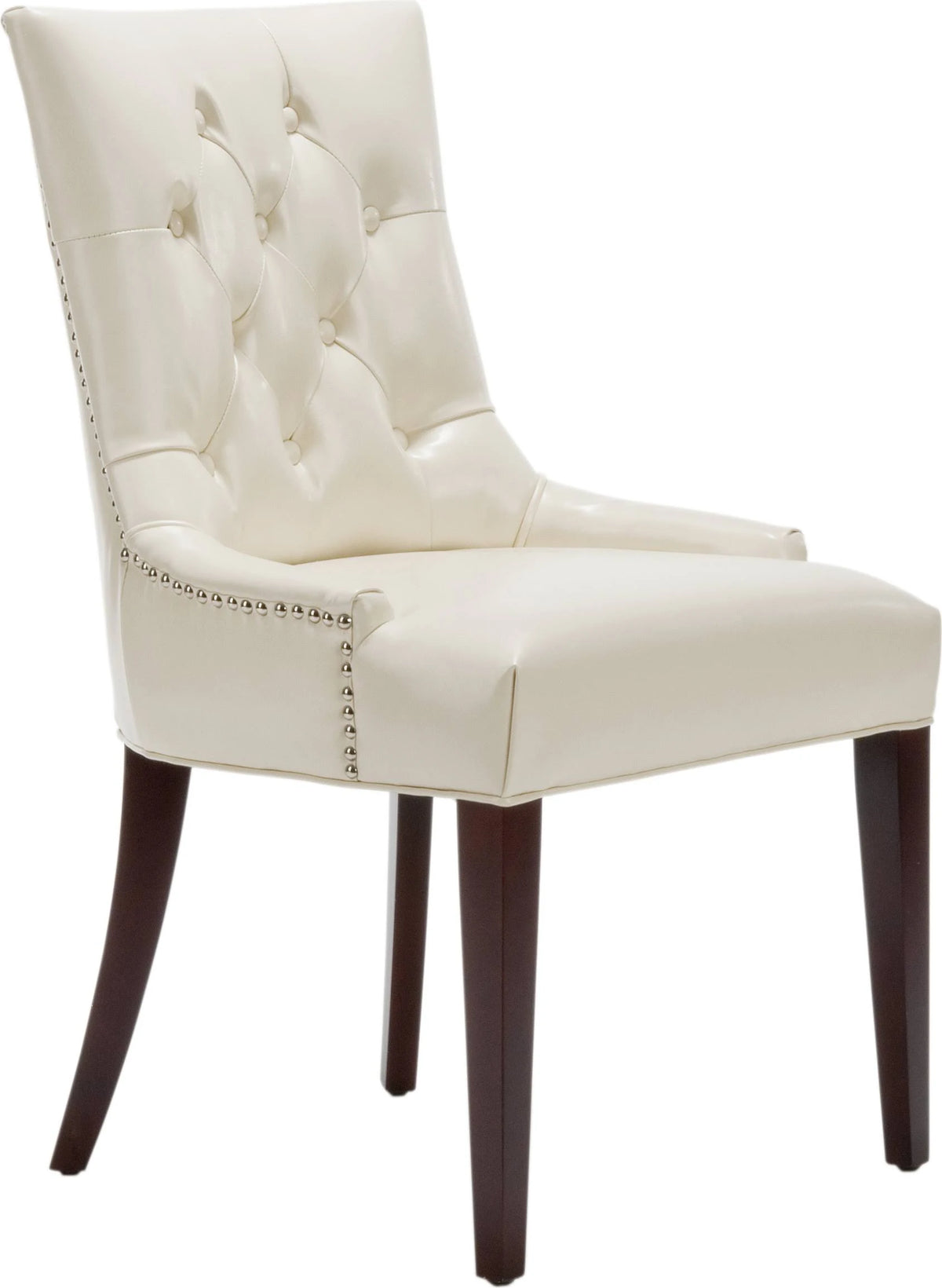 Cream Leather Chair G266