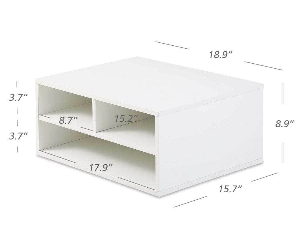 White Printer Stands A372