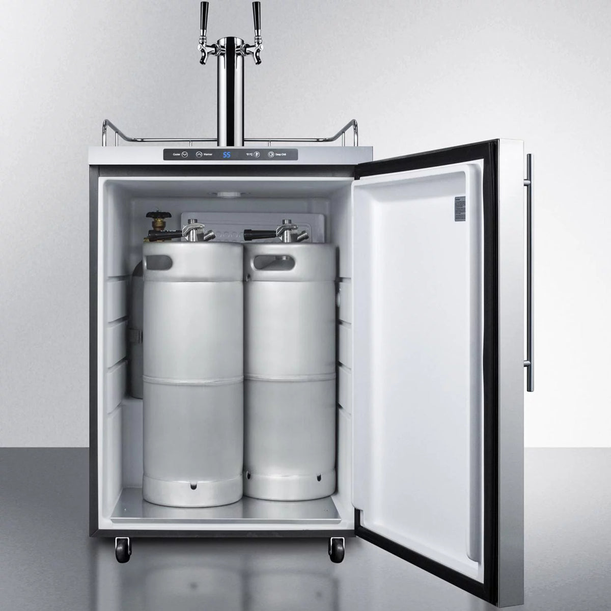 24-Inch Double Tap Beer Dispenser F589567