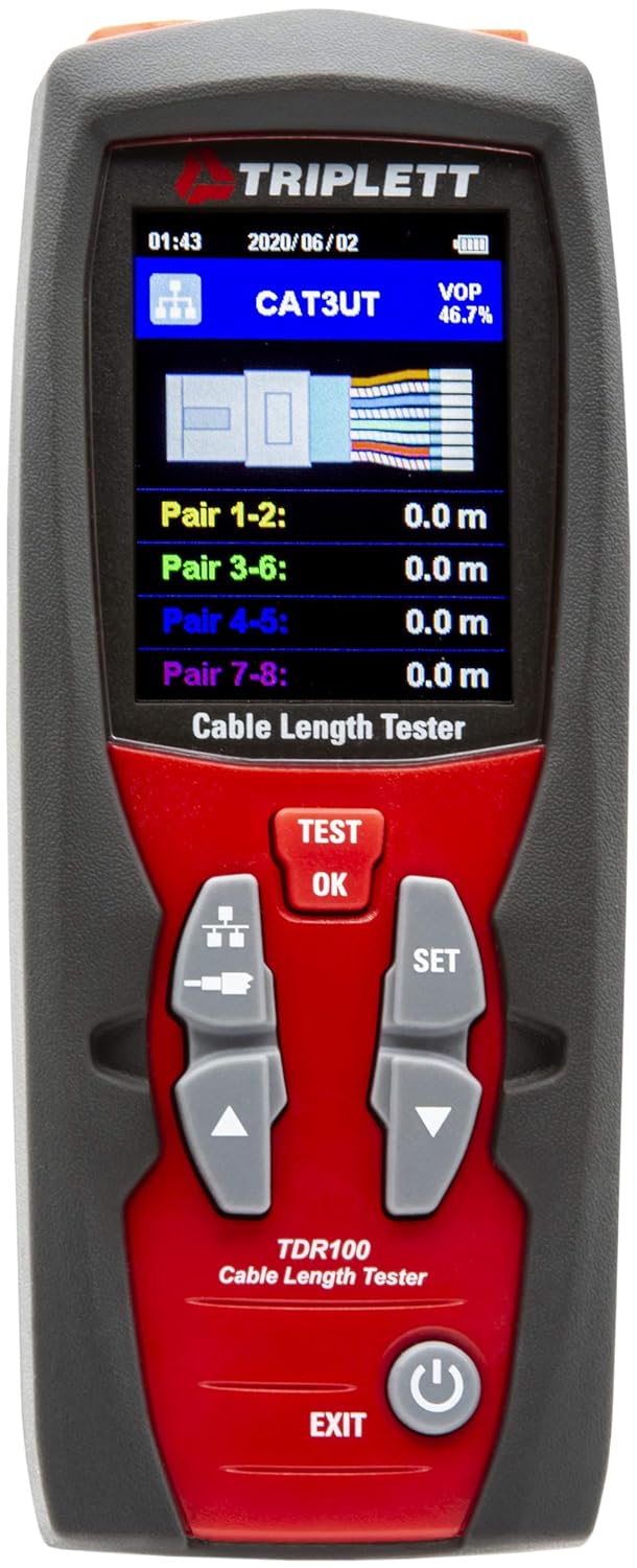 TDR100 Cable Length Tester and Time Domain Reflectometer M5623