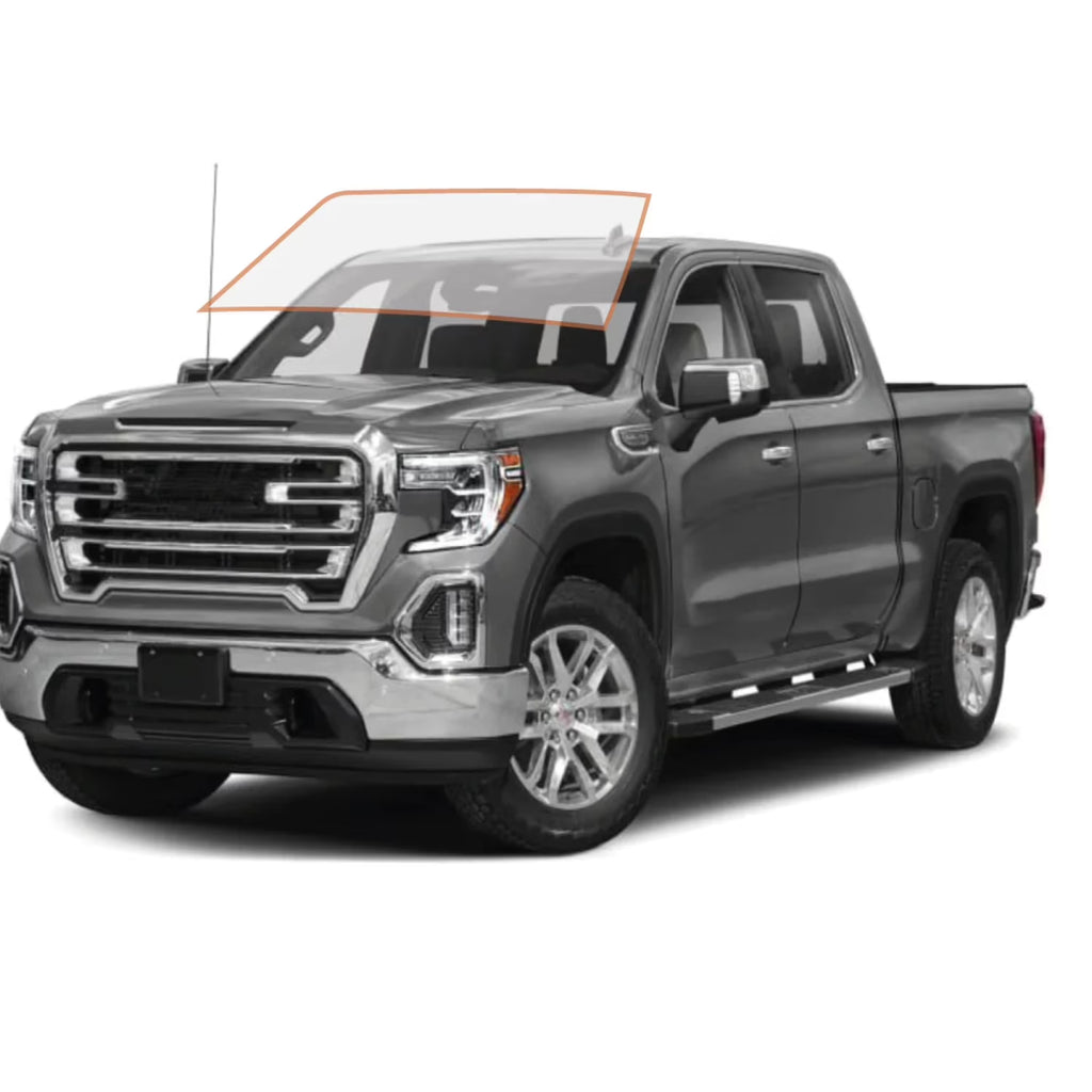 Ceramic Window Tint Film for 2014-2019 Chevrolet Silverado 2500 Crew Cab Front Windshield 50% K761