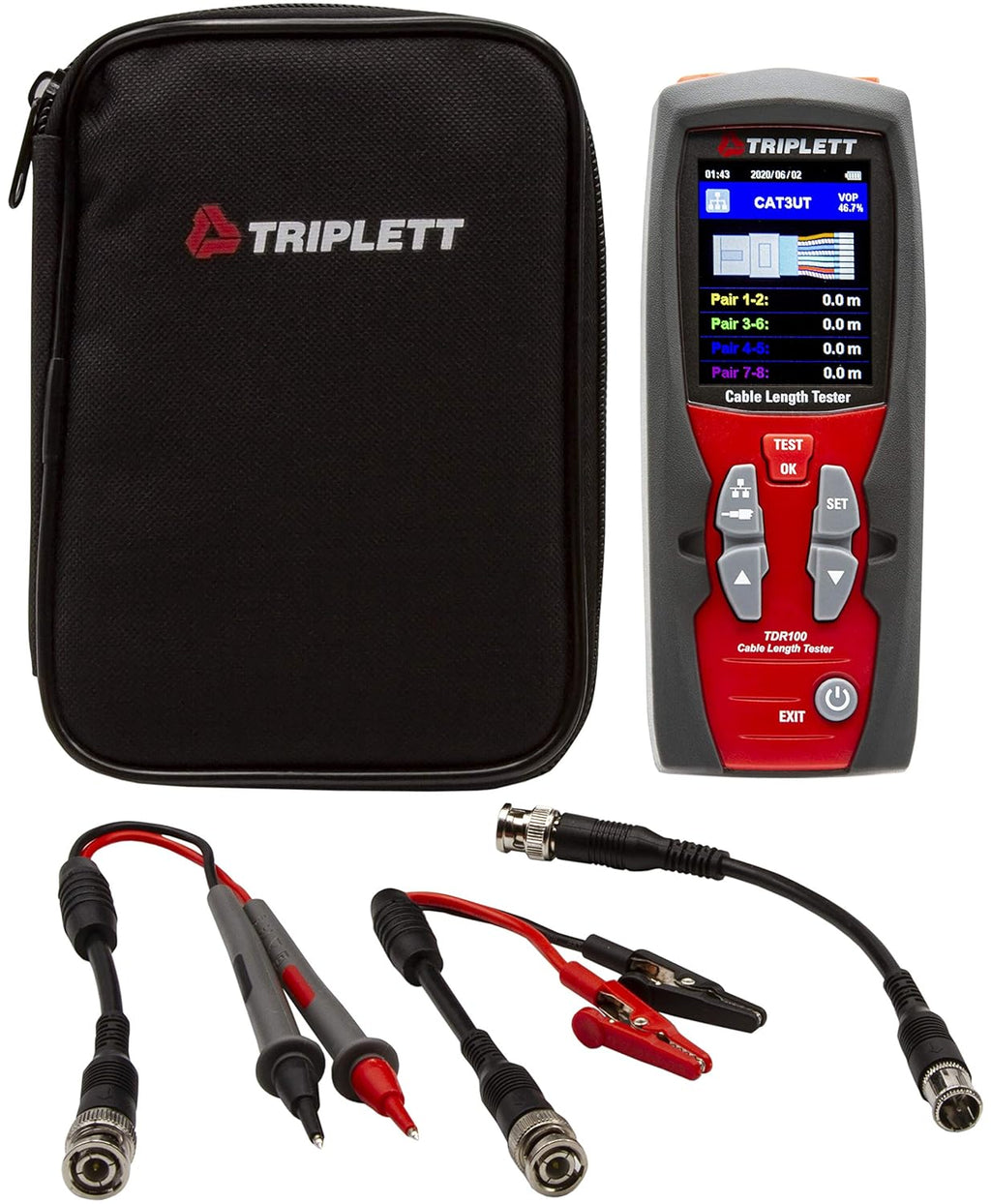TDR100 Cable Length Tester and Time Domain Reflectometer M5623