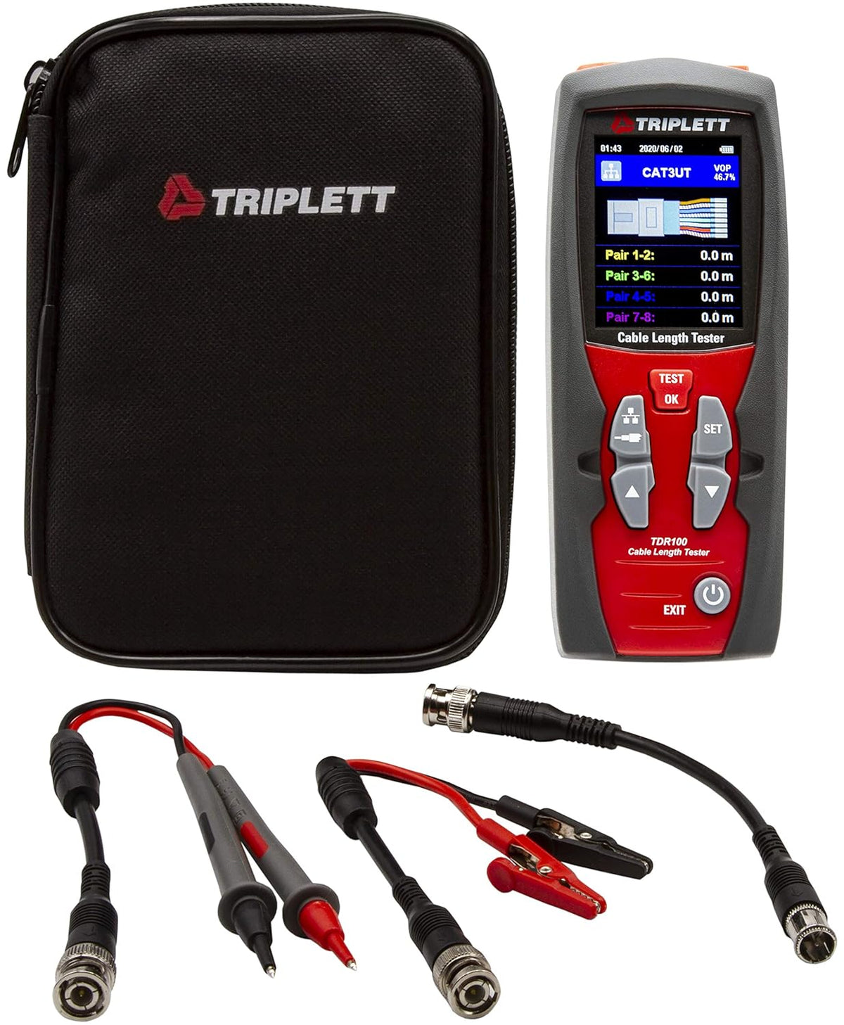 TDR100 Cable Length Tester and Time Domain Reflectometer M5623