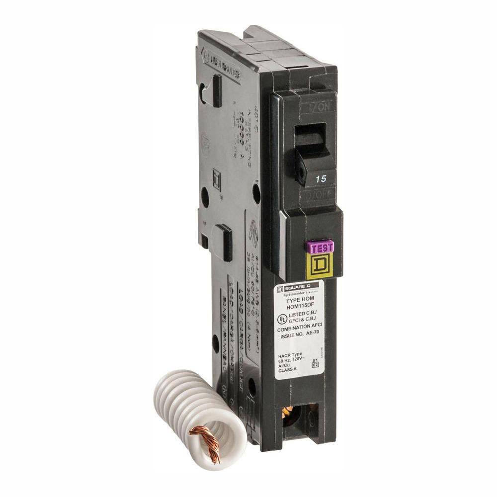 15 Amp Single-Pole Dual Function Circuit Breaker (4-Pack) C761623