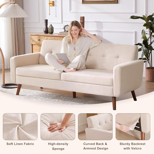 Beige L Shaped Sectional Sofa with Chaise R30123