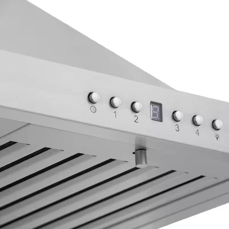30 in. 400 CFM Convertible Wall Mount Range Hood with 2 Charcoal Filters W8079