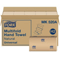 Multifold Hand Towel, Natural, 100% Recycled B897