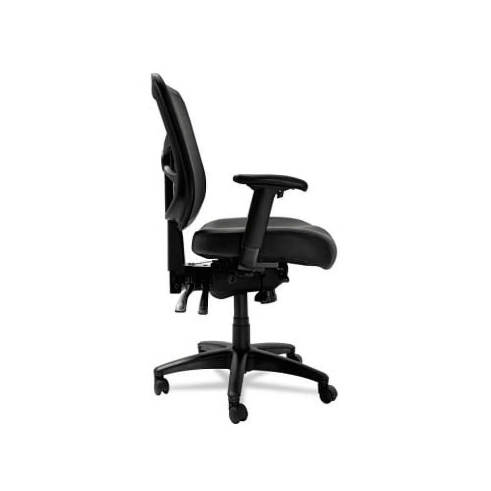 Black Mesh Mid-Back Multifunction Chair H497